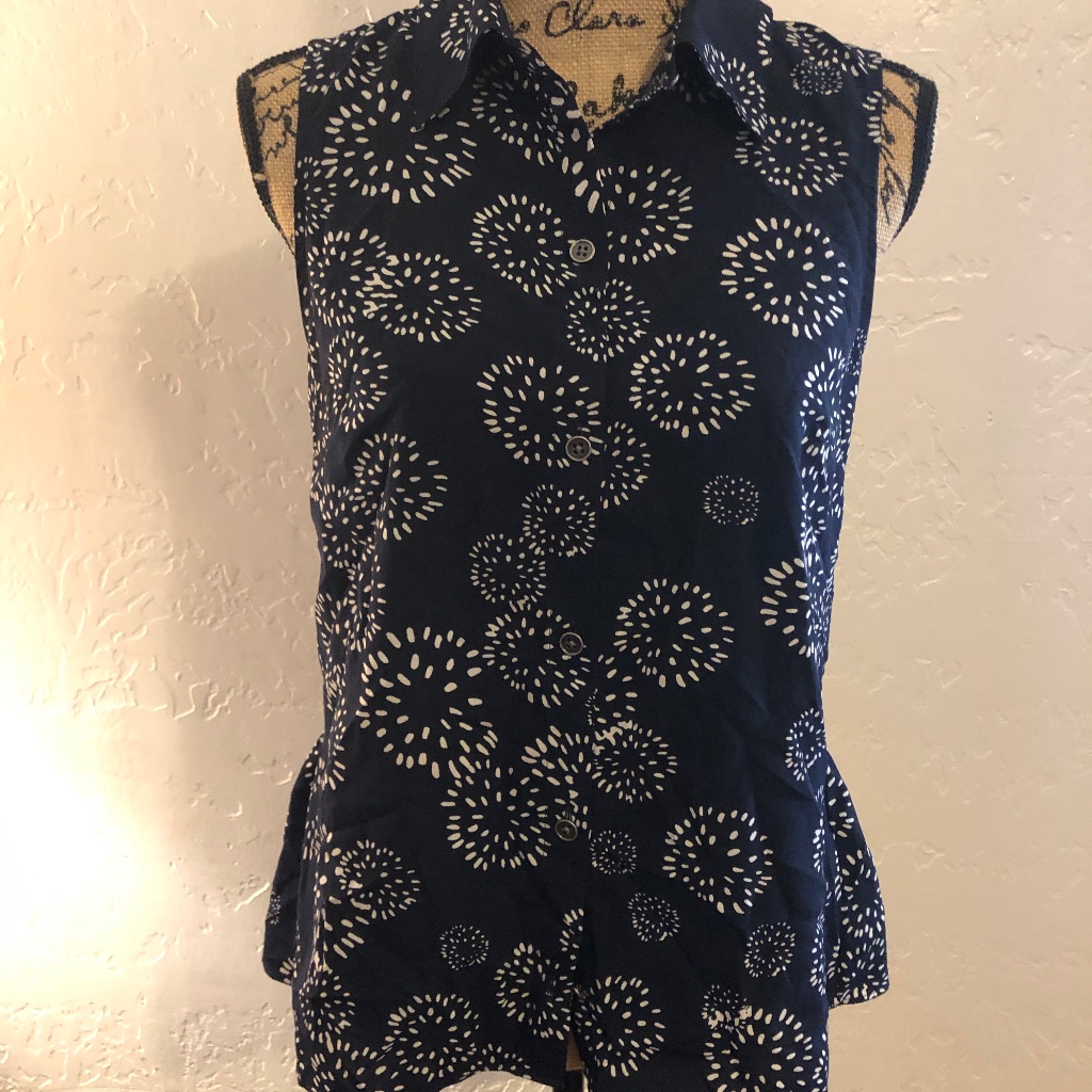 Cabi Sleeveless Blouse, Size Small